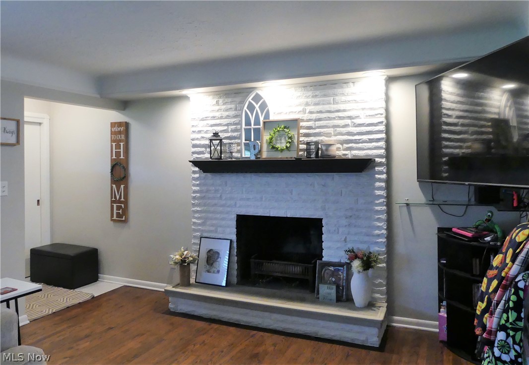 6510 Crossview Road Independence, OH 44131 - Photo 3 of 21 Living room wood burning fireplace