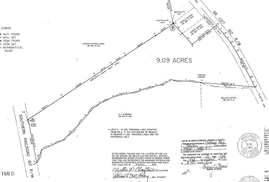 126 Creedmoor Road Stem, NC 27581 - Photo 29 of 29 plat map