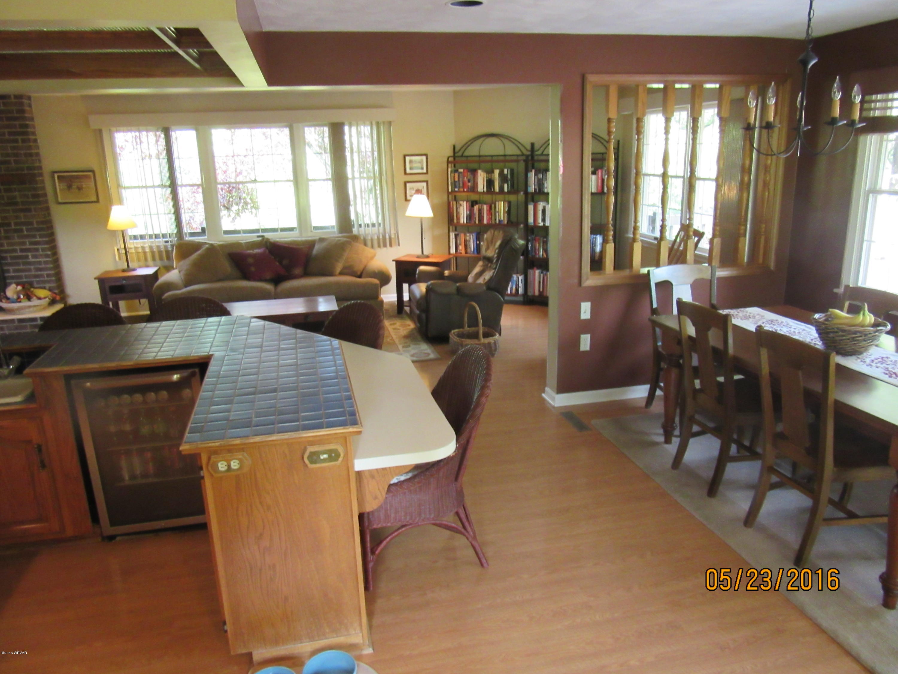 212 Belle Springs Road Mill Hall, PA 17751 - Photo 16 of 54 Living, dining and kitchen