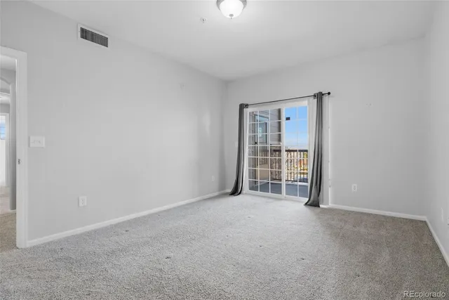 a view of a room with empty racks