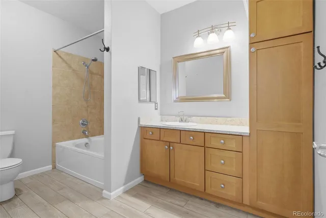 a view of a street with sunset view