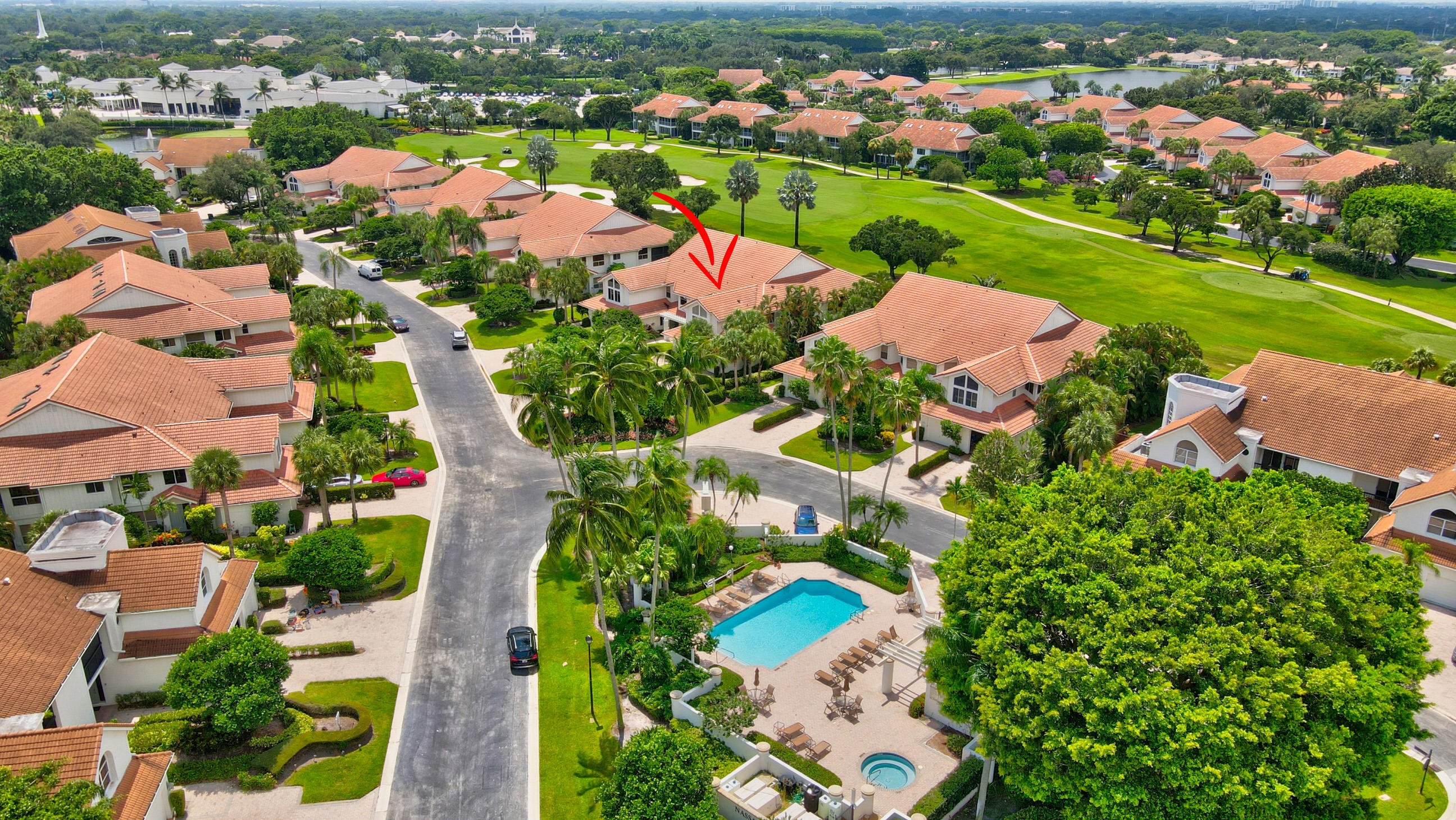 5801 Northwest 24th Avenue, Unit 1004 Boca Raton, FL 33496 - Photo 8 of 65 an aerial view of residential houses with outdoor space and street view