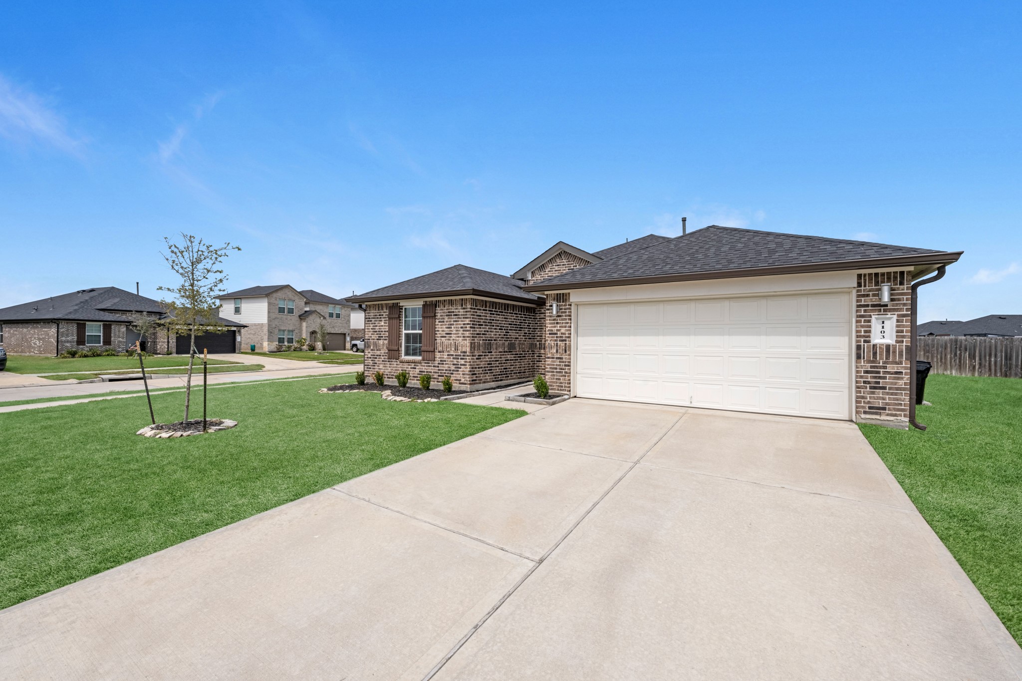1103 Texel Street Rosharon, TX 77583 - Photo 26 of 33 a front view of a house with a yard