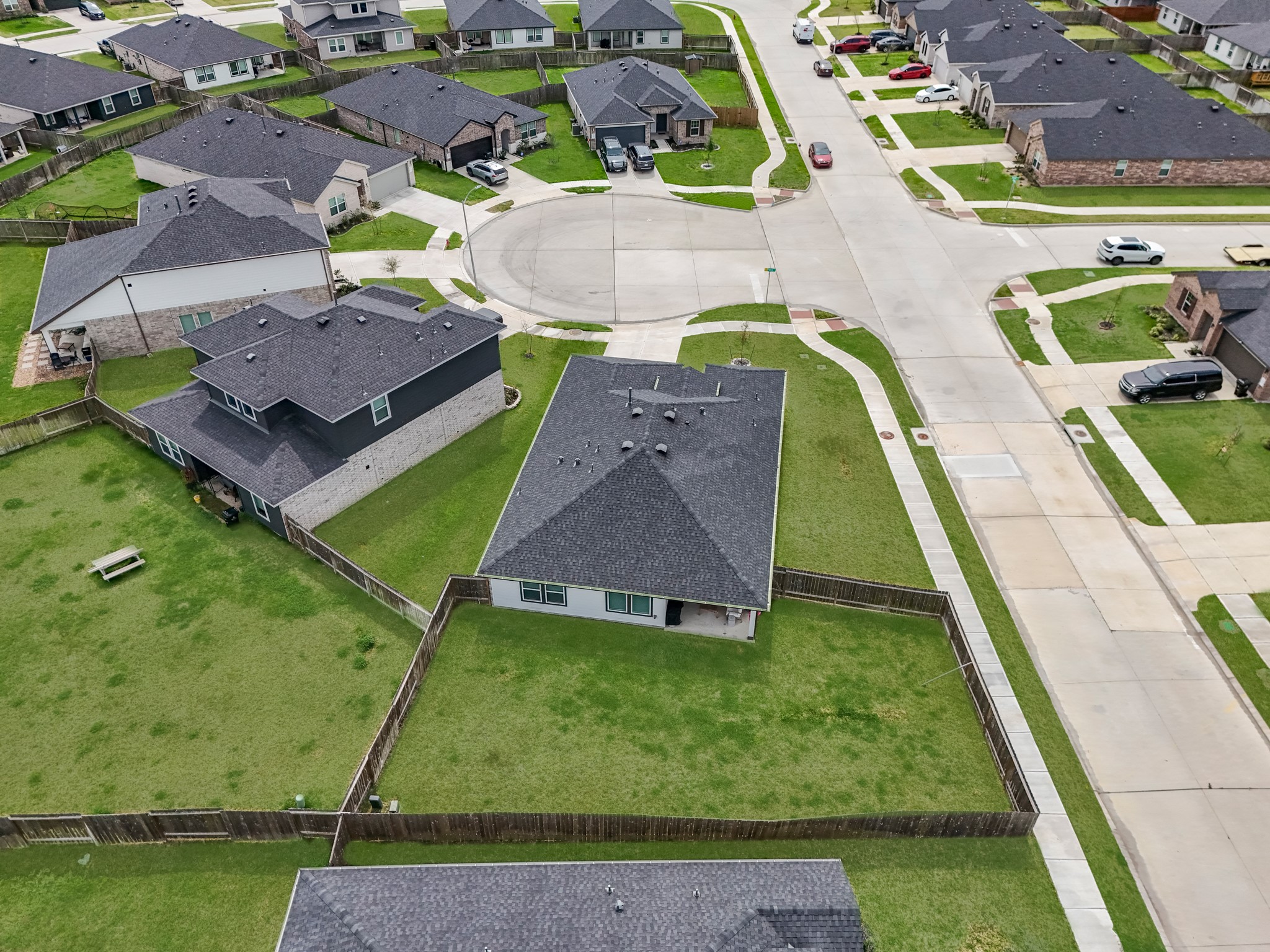 1103 Texel Street Rosharon, TX 77583 - Photo 27 of 33 an aerial view of a house with a garden