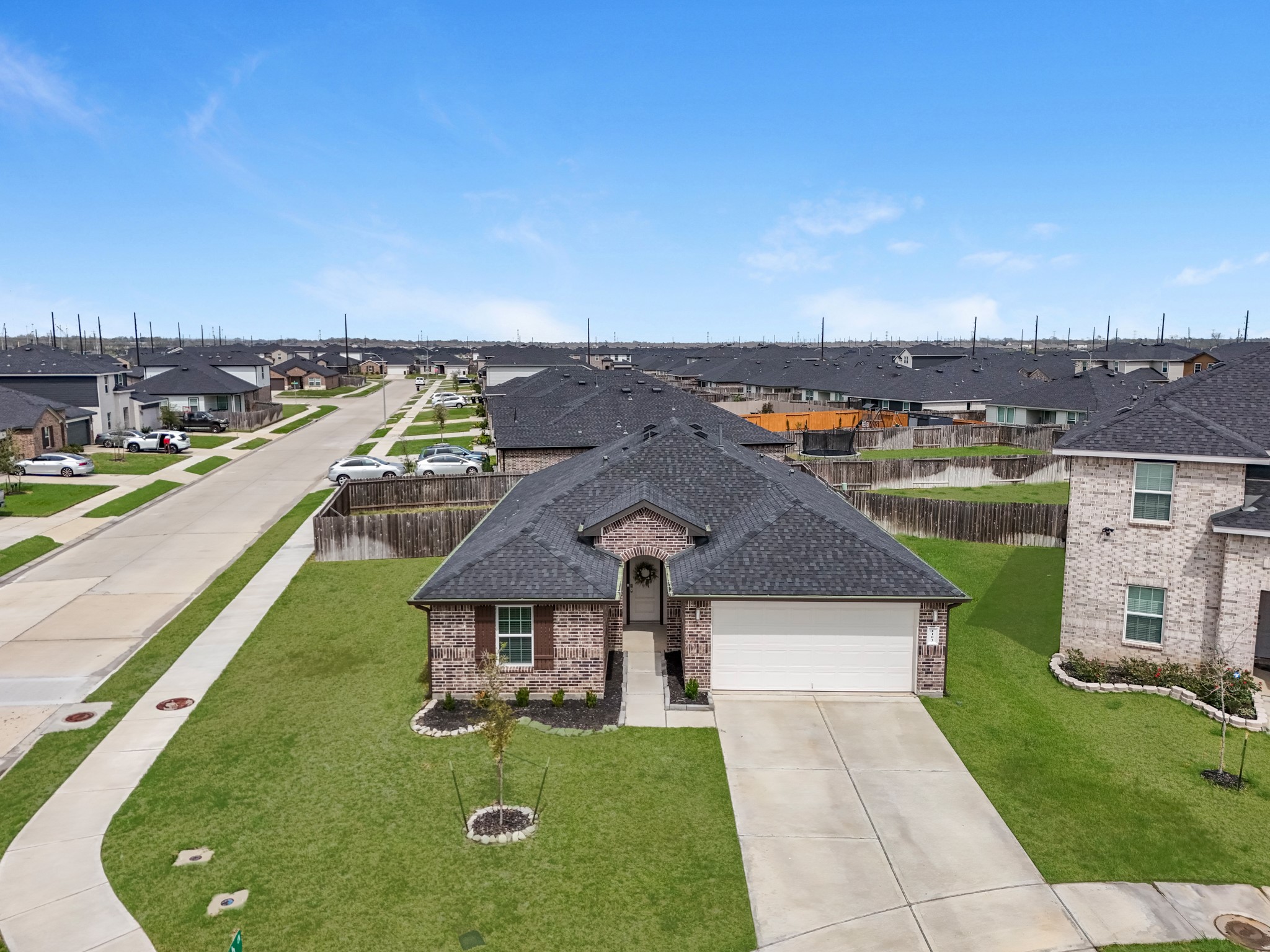 1103 Texel Street Rosharon, TX 77583 - Photo 31 of 33 an aerial view of a house