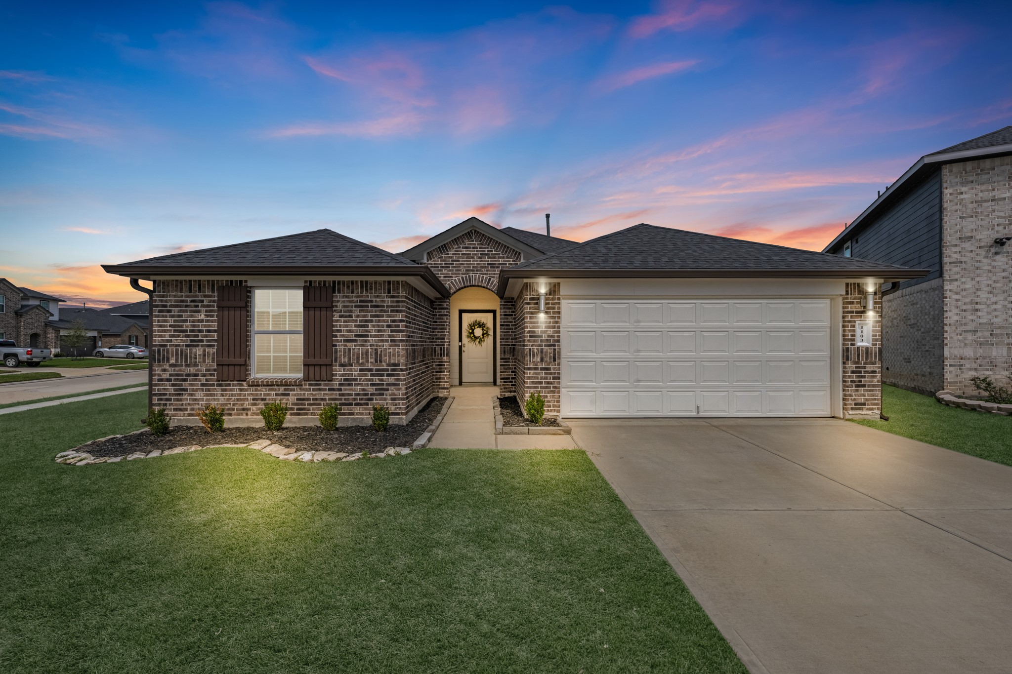 1103 Texel Street Rosharon, TX 77583 - Photo 32 of 33 a front view of a house with a yard