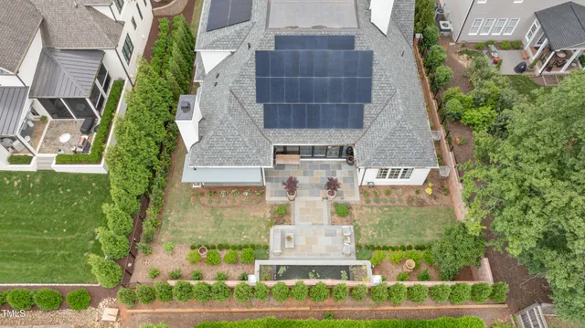 a house view with a outdoor space