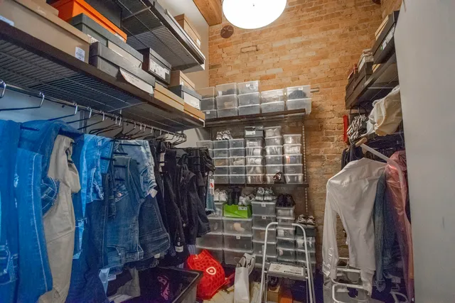 a view of storage and utility room