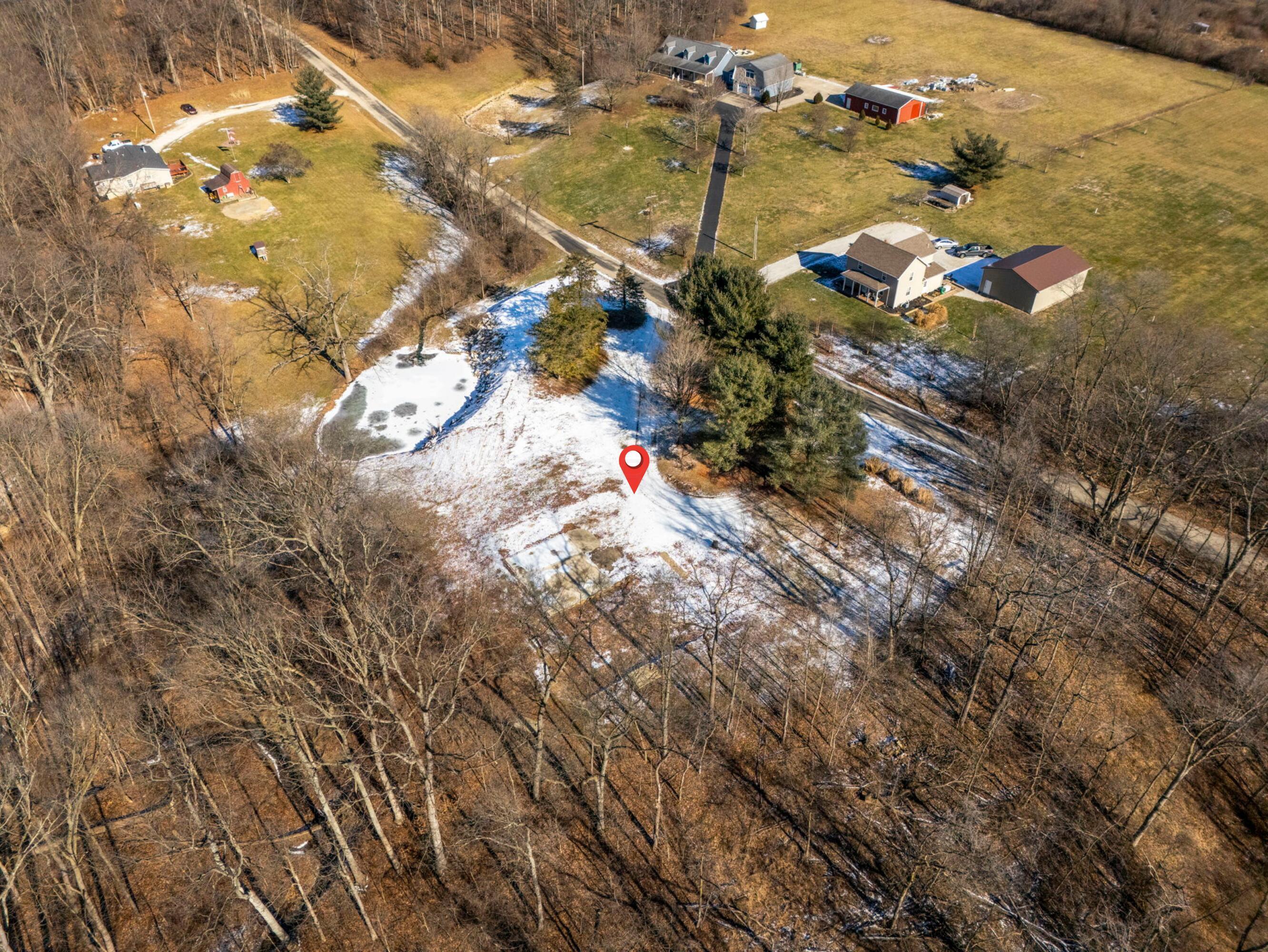 6875 Indian Run Road Northeast Pleasantville, OH 43148 - Photo 8 of 16 Aerial View - 6875 Indian Run Road NE, Rushville, OH 43150