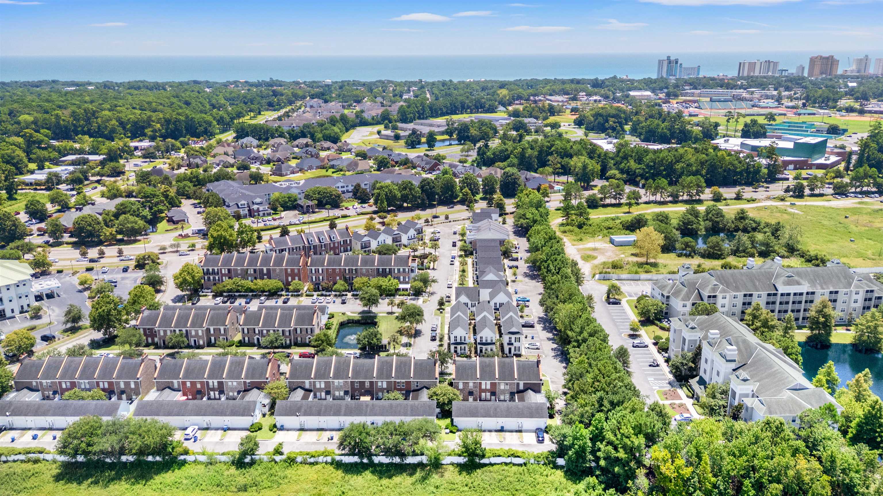 3512 Alexandria Avenue, Unit 18 Myrtle Beach, SC 29577 - Photo 30 of 31 Aerial view of property's location with a large body of water