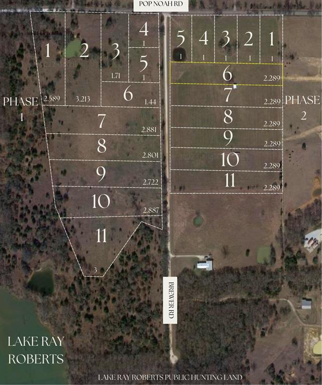 6 William Brewer Road Collinsville, TX 76233 - Photo 3 of 17 Phase 2 Lot 6
