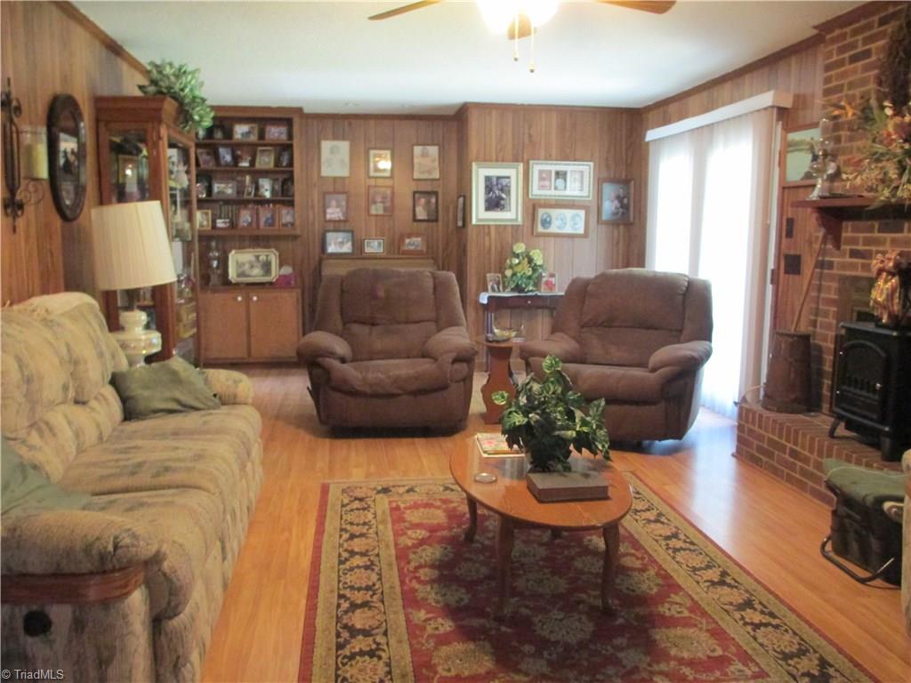 4520 Smith Road Burlington, NC 27215 - Photo 3 of 15 Den w/FP