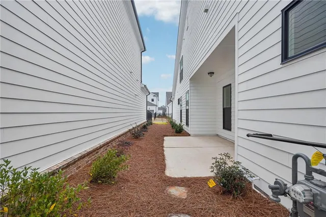 a view of a back side of house