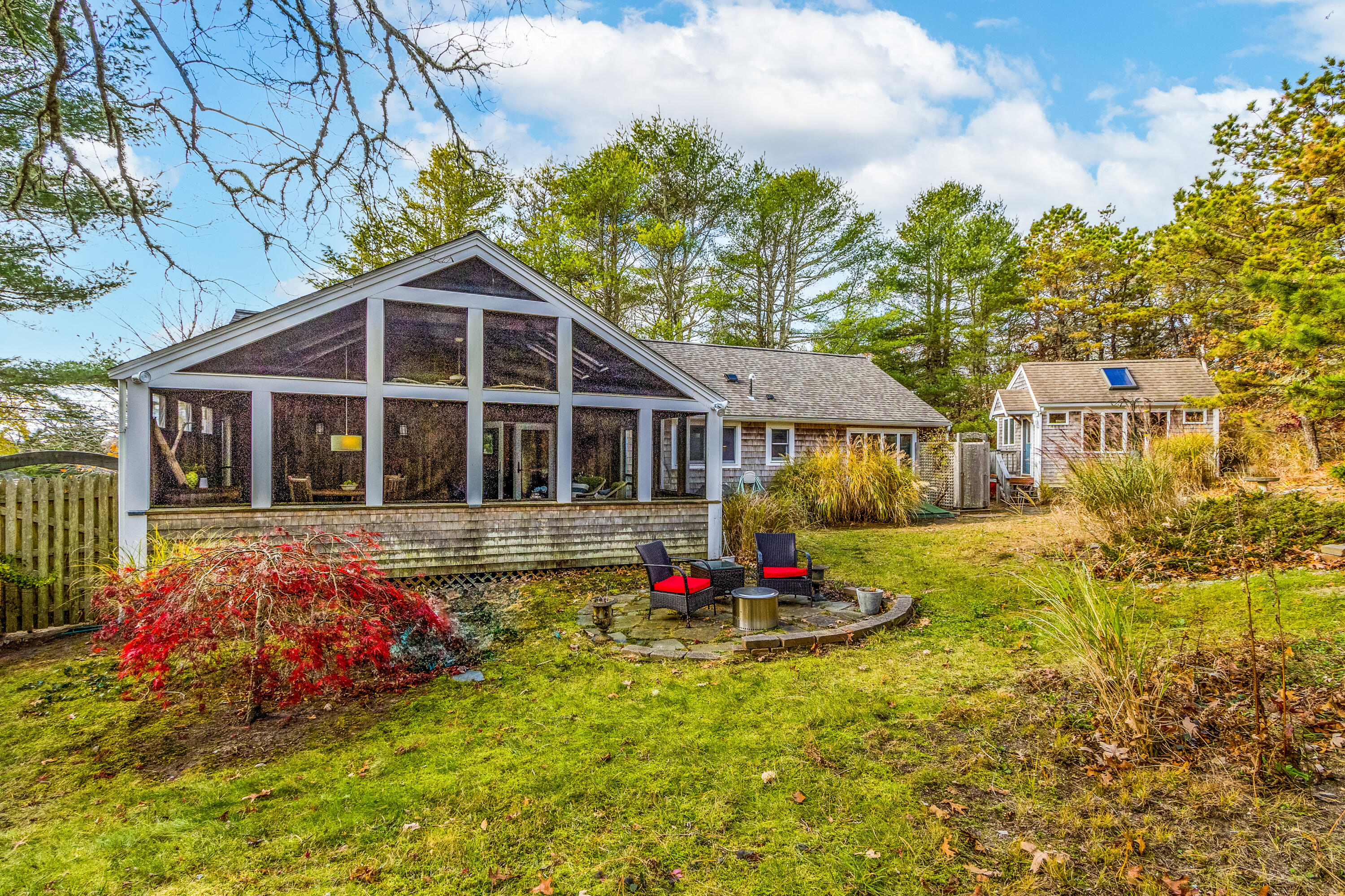 3 Tern Road Harwich, MA 02645 - Photo 27 of 44 a front view of a house with garden