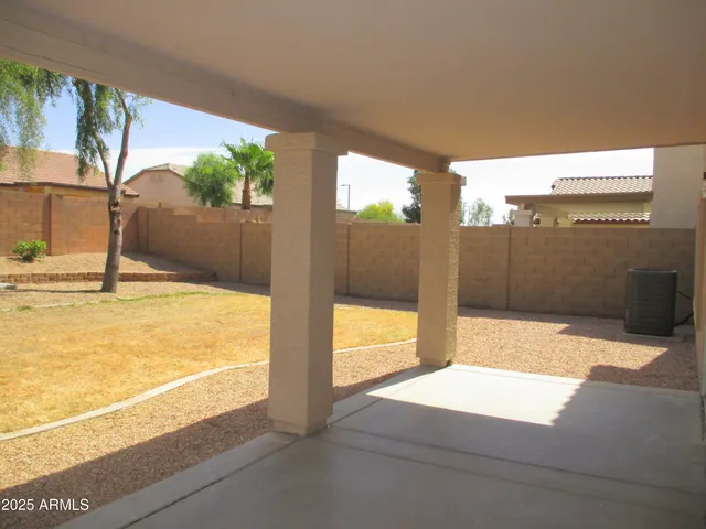 a view of ocean from a corridor