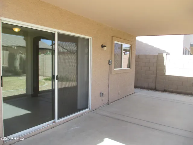 a swimming pool with an outdoor space