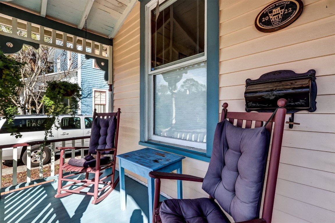 22 North 4th Street Fernandina Beach, FL 32034 - Photo 4 of 100 22 North 4th Street front porch rockers.