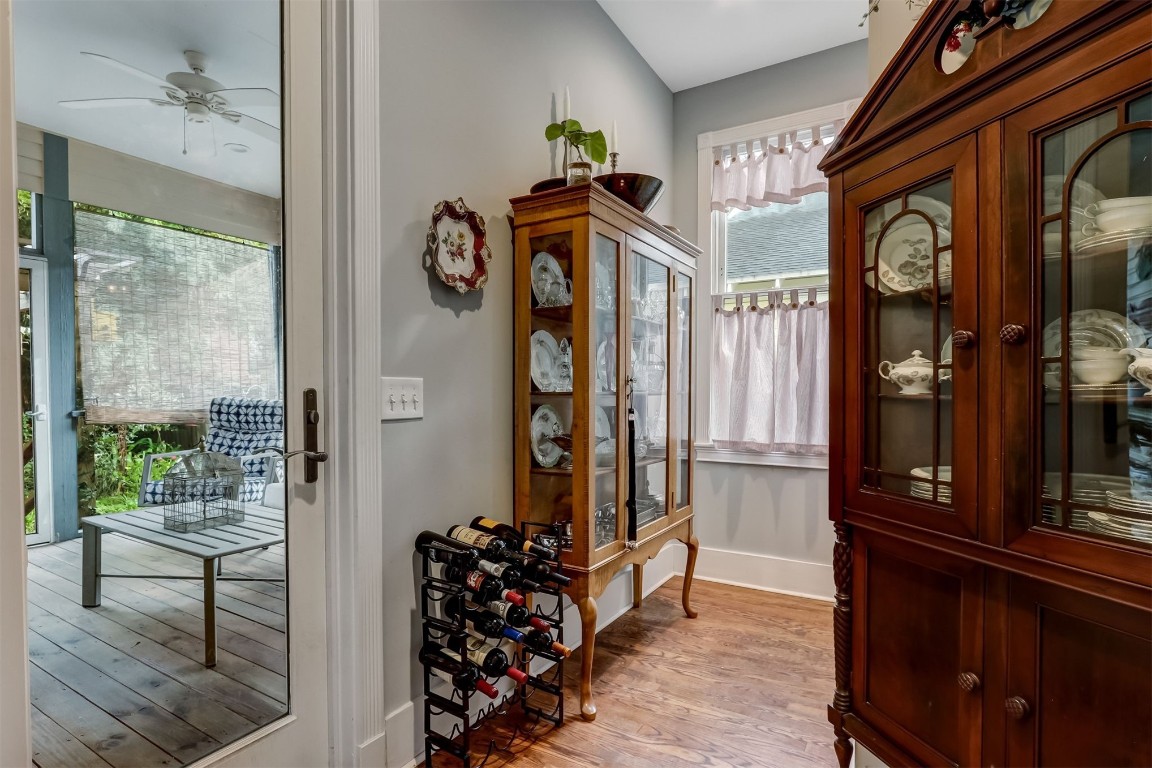 22 North 4th Street Fernandina Beach, FL 32034 - Photo 58 of 100 A view from the Kitchen to the Screened Porch on the rear of the home at 22 N. 4th St.