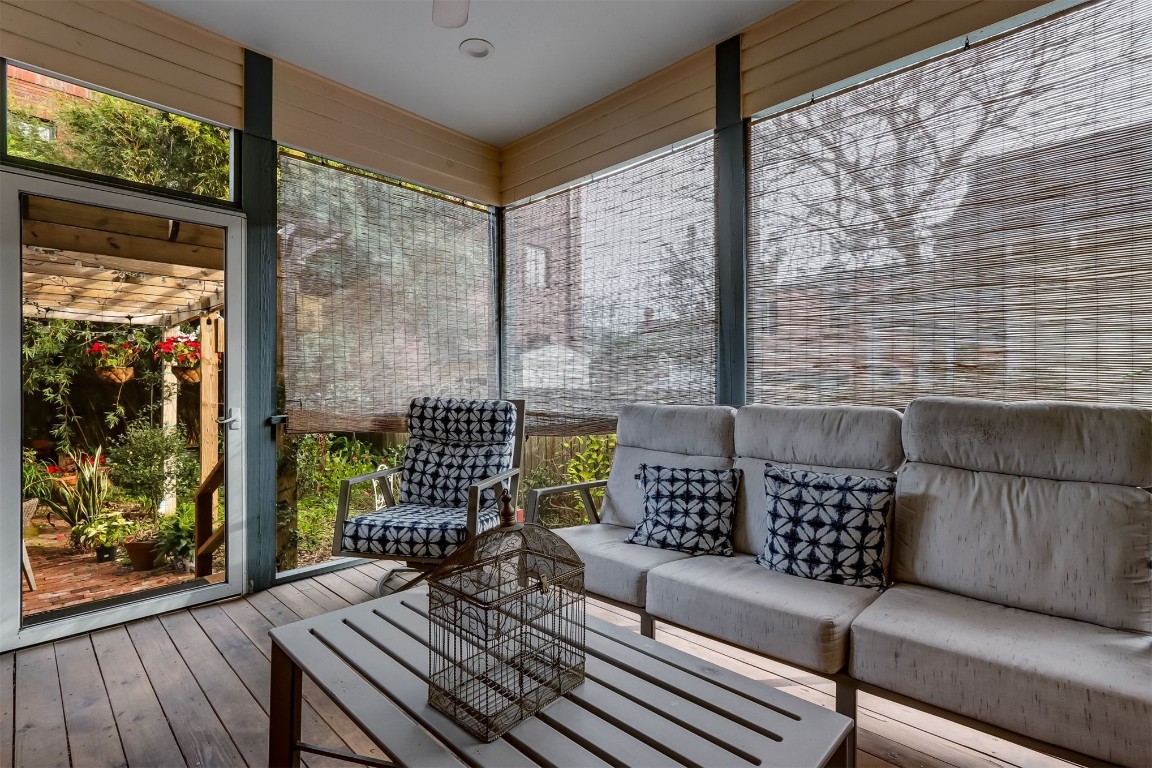 22 North 4th Street Fernandina Beach, FL 32034 - Photo 59 of 100 The rear screened porch at 22 N. 4th St.