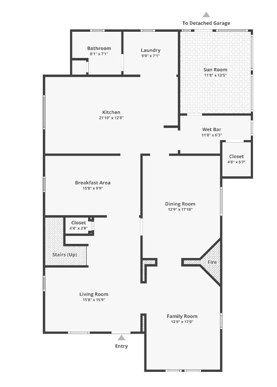22 North 4th Street Fernandina Beach, FL 32034 - Photo 66 of 100 1st Floor of 22 N. 4th St.