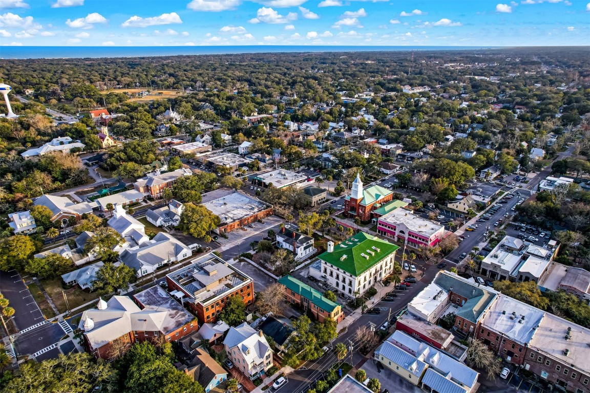 22 North 4th Street Fernandina Beach, FL 32034 - Photo 78 of 100 an aerial view of a city with lots of residential buildings