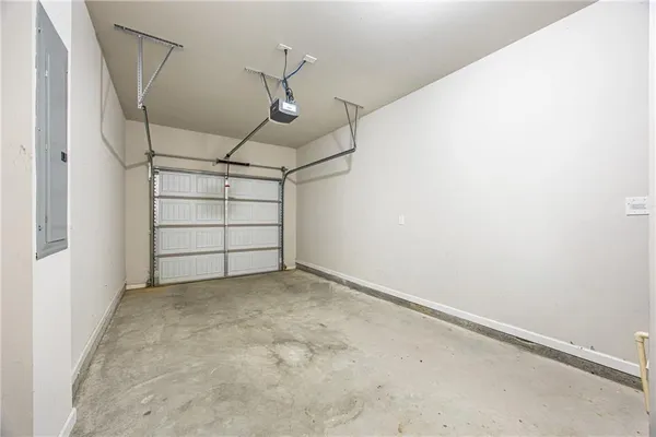 a view of a room with an empty space