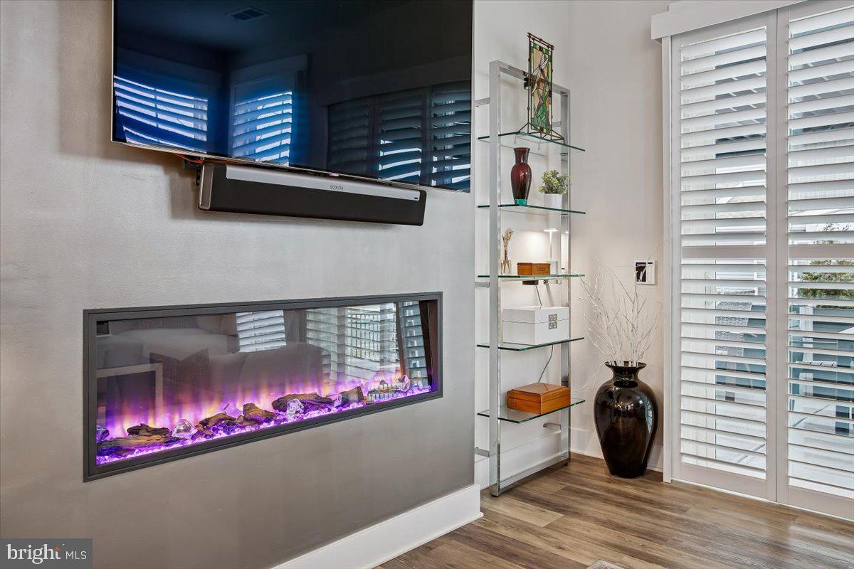 25635 Not Forgotten Terrace Chantilly, VA 20152 - Photo 14 of 59 Electric fireplace in living room