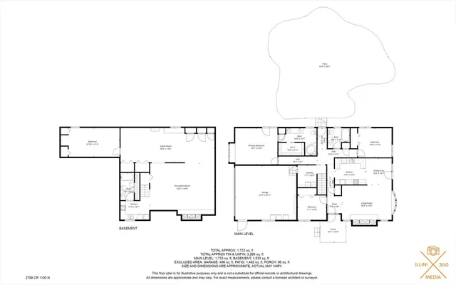 $494,000 | 2758 Cr 1100 Street North, Homer, IL 61849