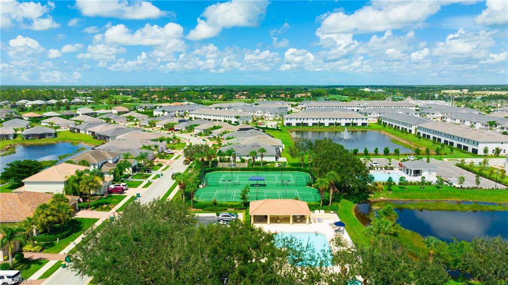 2052 Vermont Lane Naples, FL 34120 - Photo 28 of 35 an aerial view of a house with a garden