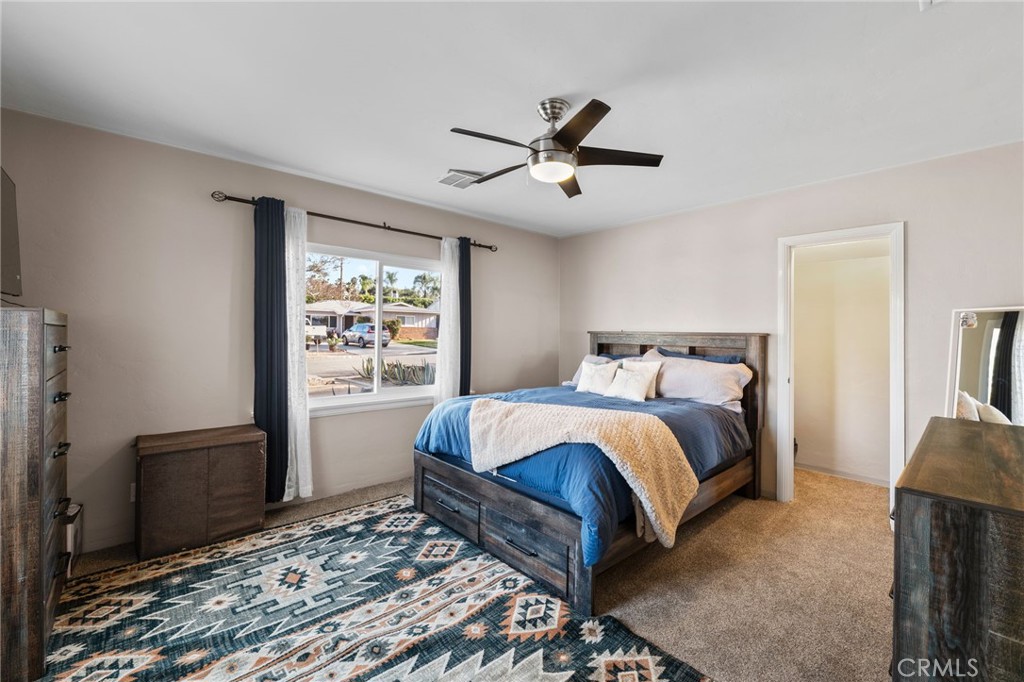 1612 Bellevue Road Redlands, CA 92373 - Photo 15 of 31 a bedroom with a bed and a window
