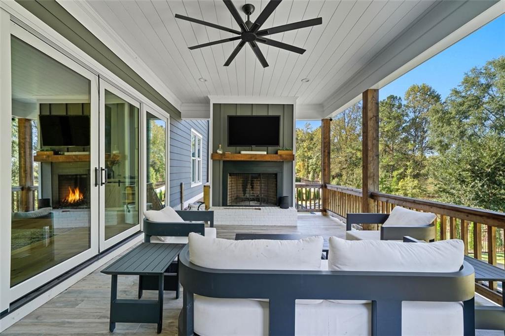 116 Owens Mill Place Canton, GA 30115 - Photo 21 of 65 a view of a dining room with furniture window and outside view