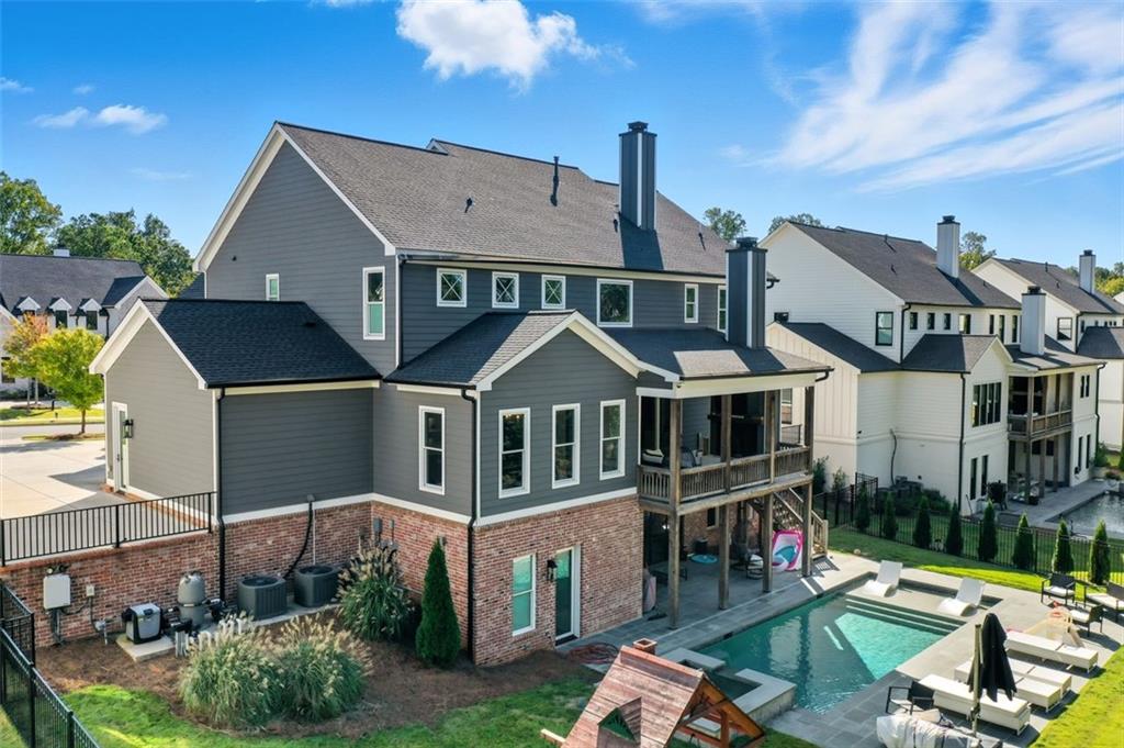 116 Owens Mill Place Canton, GA 30115 - Photo 4 of 65 an aerial view of a house with a yard