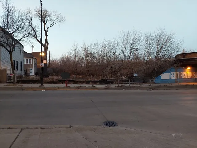 a view of a city street