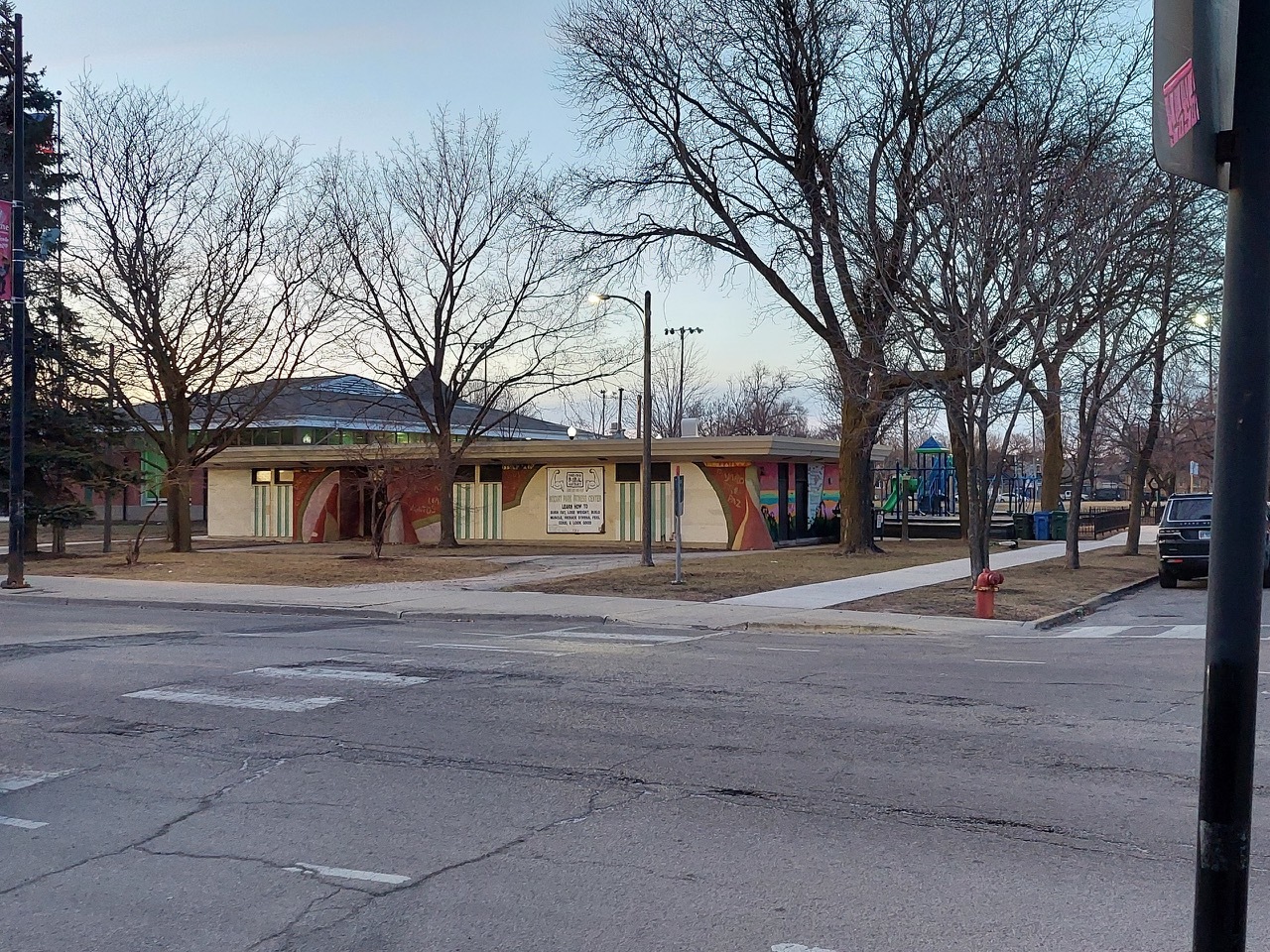 3902 West Armitage Avenue Chicago, IL 60647 - Photo 9 of 12 a front view of residential houses with yard and trees
