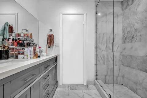 a kitchen with stainless steel appliances a refrigerator and sink