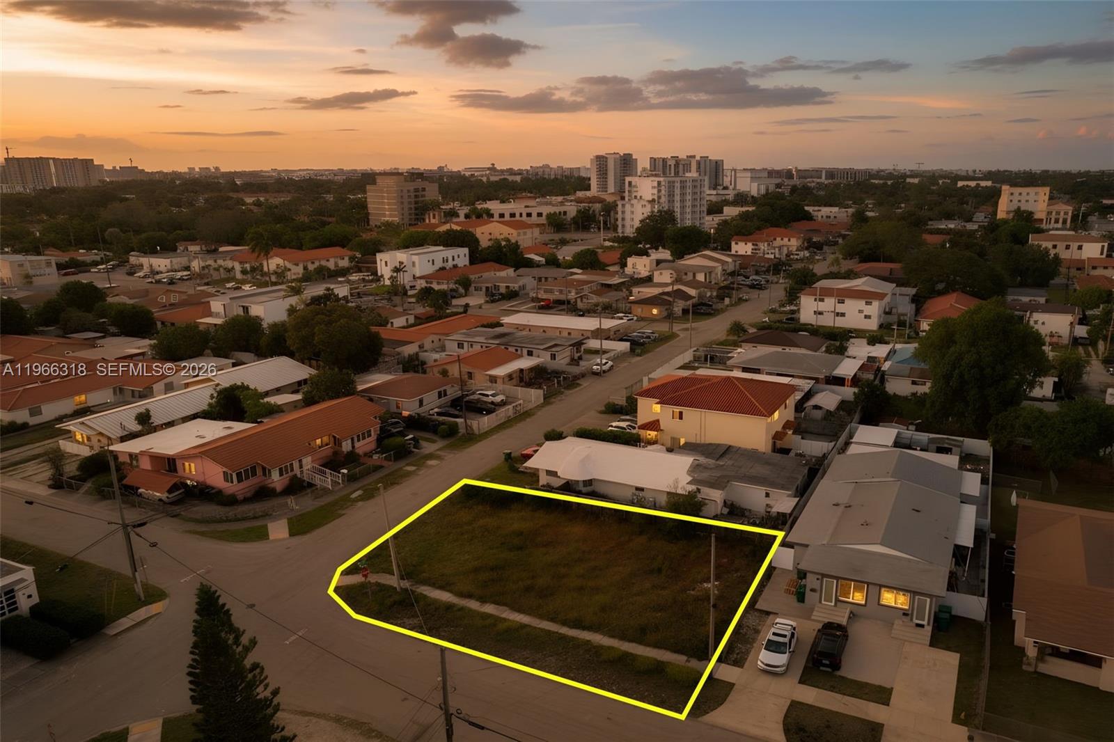 345 Southwest 36th Avenue Miami, FL 33135 - Photo 9 of 13 an aerial view of residential houses with city view