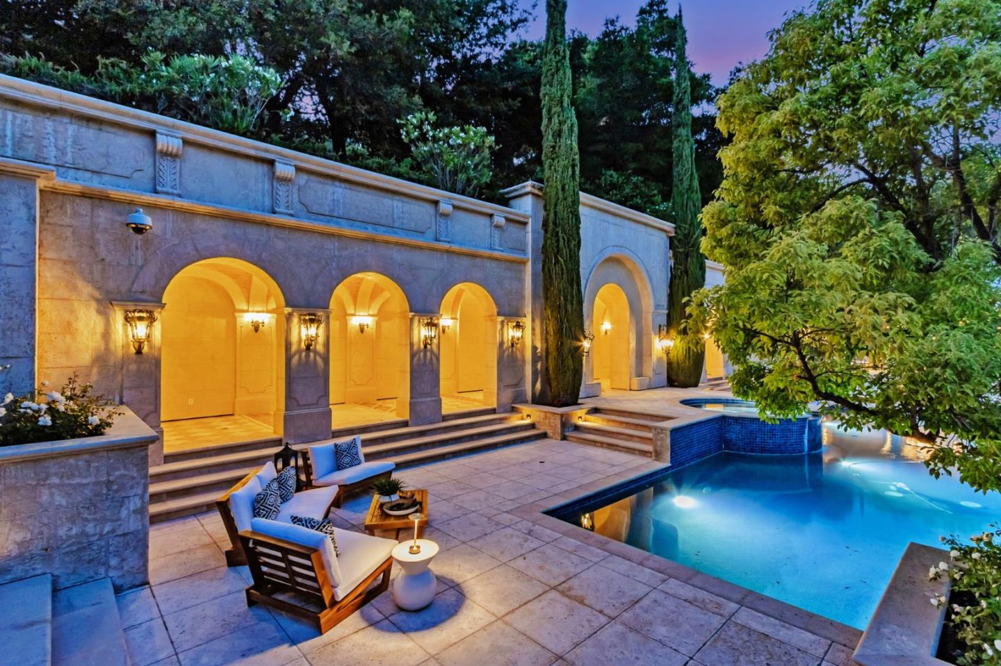 15681 Kennedy Road Los Gatos, CA 95032 - Photo 15 of 155 a view of swimming pool with outdoor seating and yard in the background