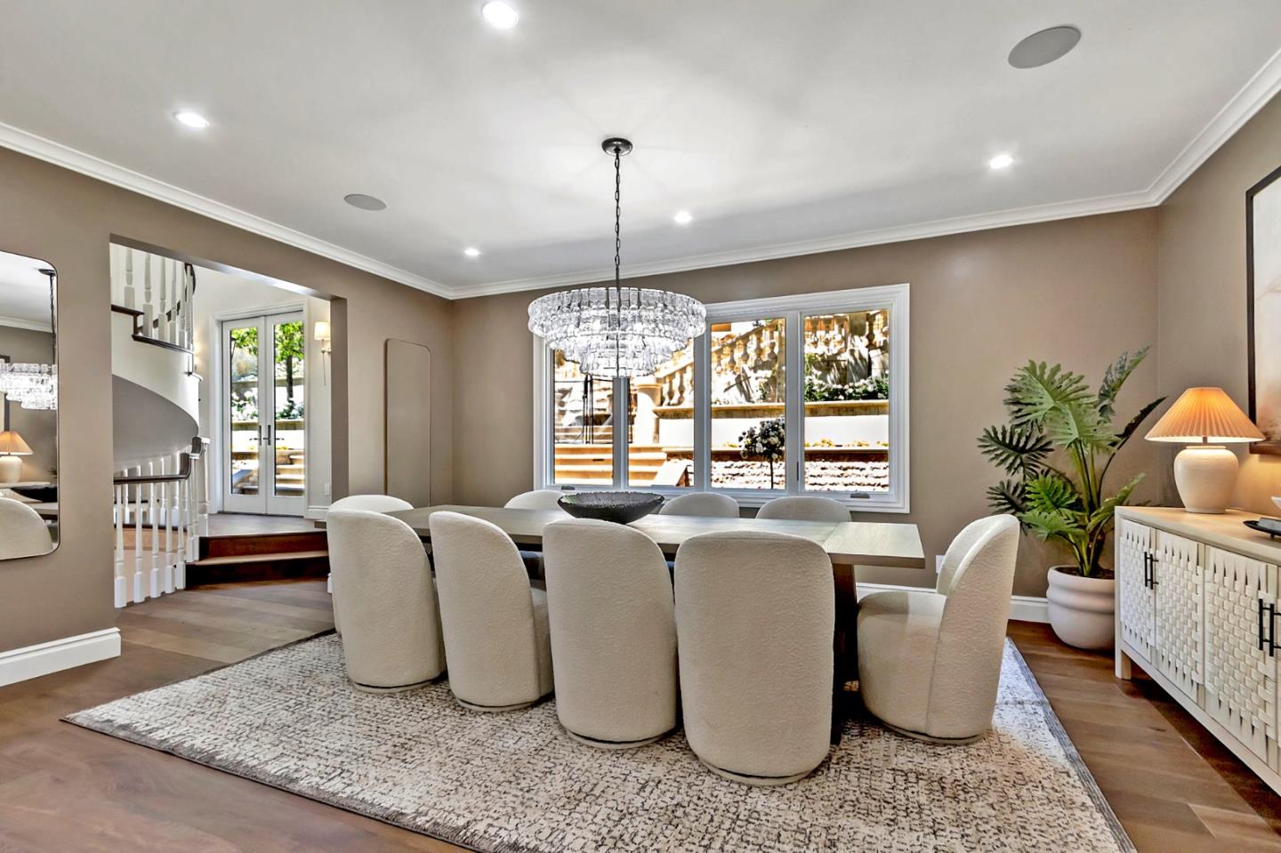 15681 Kennedy Road Los Gatos, CA 95032 - Photo 41 of 155 a dining room with furniture window and wooden floor