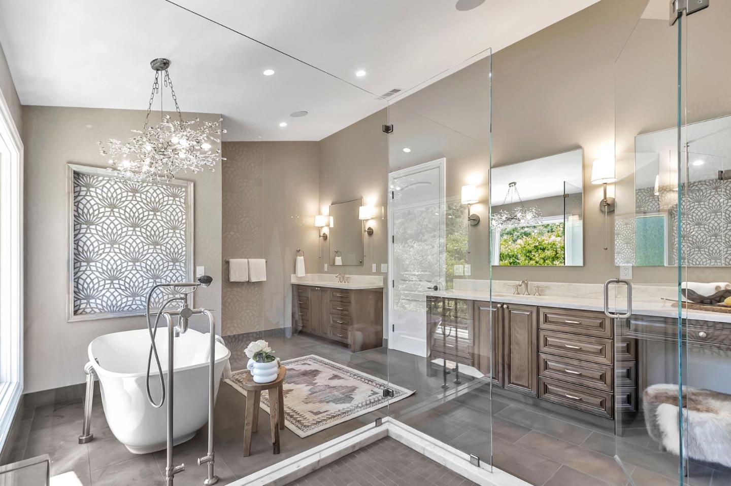 15681 Kennedy Road Los Gatos, CA 95032 - Photo 92 of 155 a large kitchen with kitchen island granite countertop a large island in the center