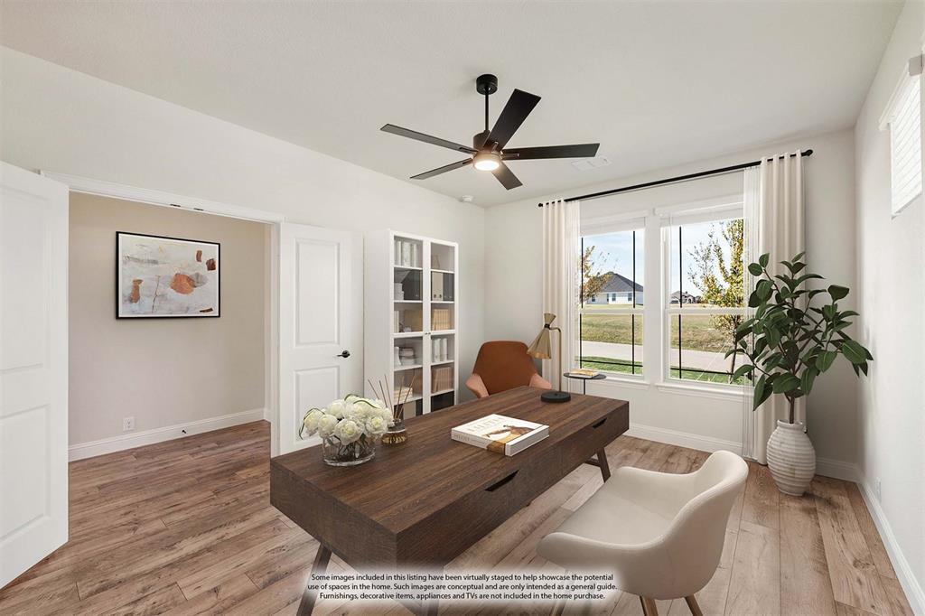 11716 Flathead Court Godley, TX 76044 - Photo 7 of 40 a living room with furniture and a large window