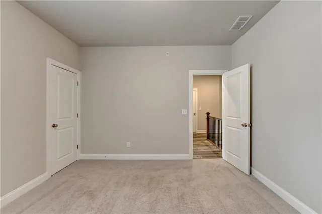 a view of an empty room