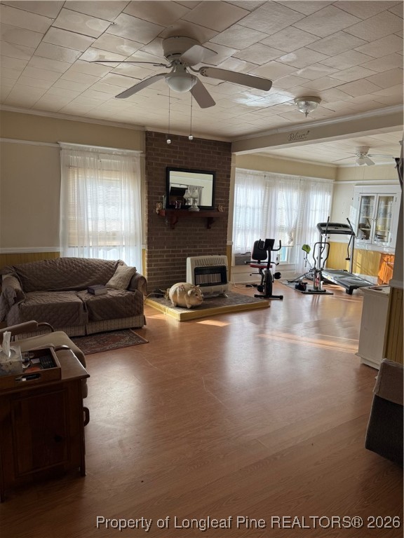 159 Zimmerman Road Sanford, NC 27330 - Photo 13 of 21 a living room with furniture and a flat screen tv