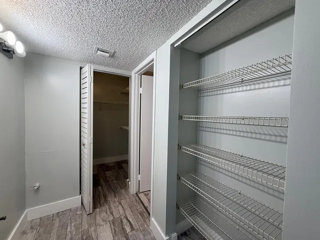 a view of walk in closet