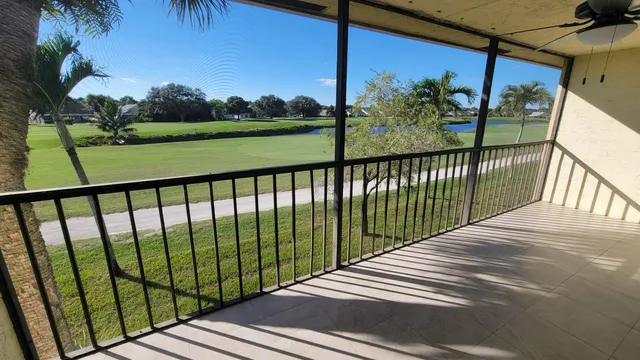 a view of a street from a balcony