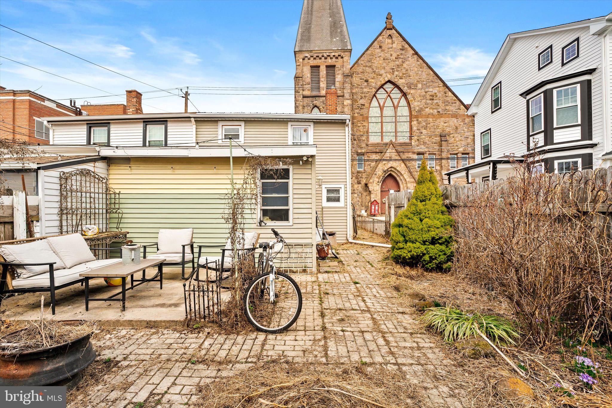 22 Brainerd Street Mount Holly, NJ 08060 - Photo 19 of 20 a front view of a house with large garden and entryway