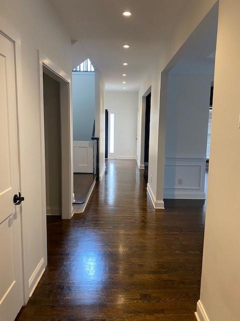3761 Falls Trail Winston, GA 30187 - Photo 13 of 45 a view of a hallway with wooden floor