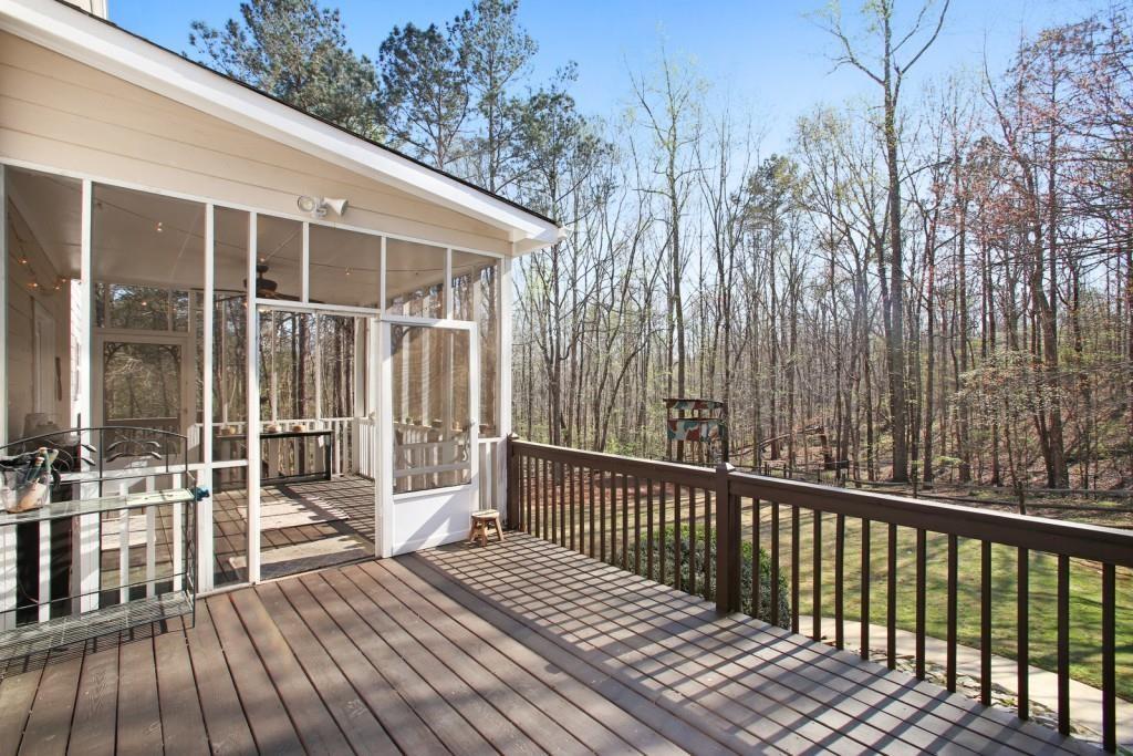 3761 Falls Trail Winston, GA 30187 - Photo 34 of 45 a view of a wooden deck with a yard