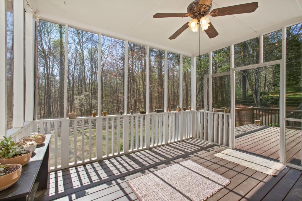 3761 Falls Trail Winston, GA 30187 - Photo 35 of 45 a view of a balcony with wooden floor