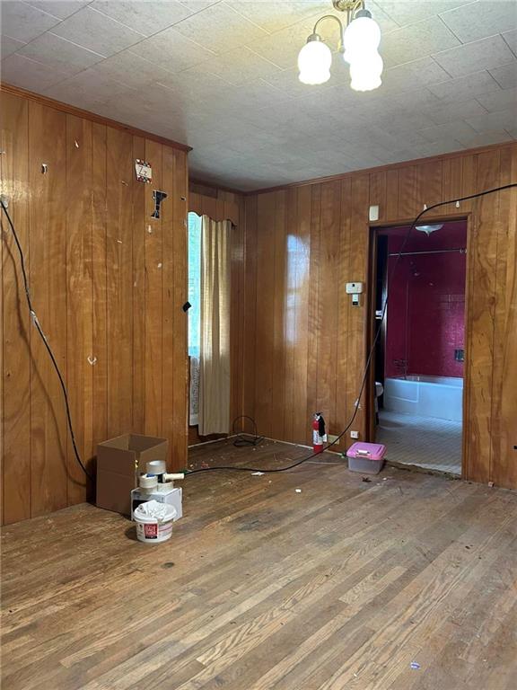 372 Center Gas Road New Salem, PA 15468 - Photo 5 of 33 a view of empty room with wooden floor