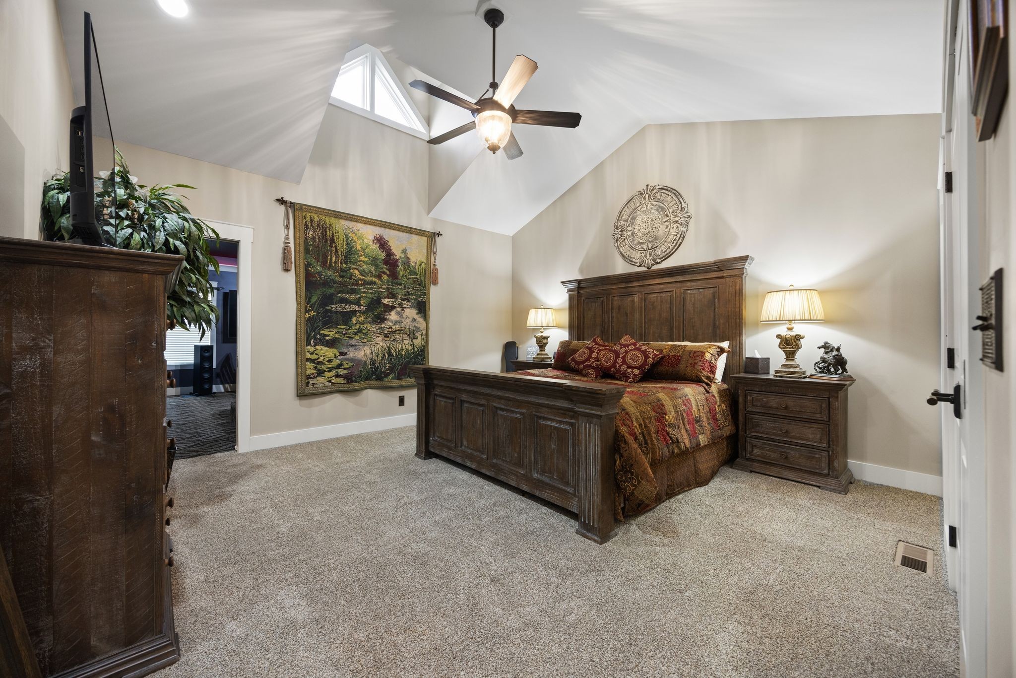 354 Mountain Farms Road Signal Mountain, TN 37377 - Photo 31 of 74 a bed room with furniture and a chandelier